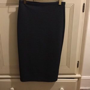Top shop Black knee length skirt